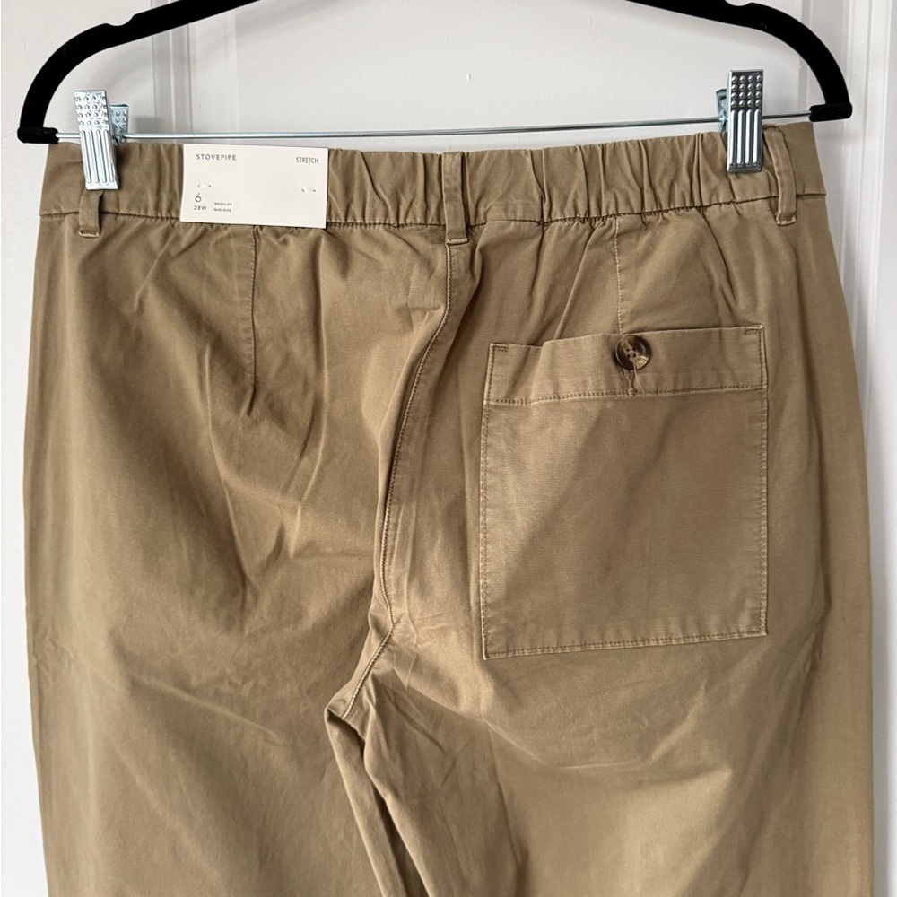 American Eagle Outfitters Women's Tan Stovepipe Trousers - Picture 5 of 6
